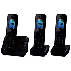 Panasonic KX-TGH223EB Digital Telephone and Answering Machine with Nuisance Call Control, Trio DECT